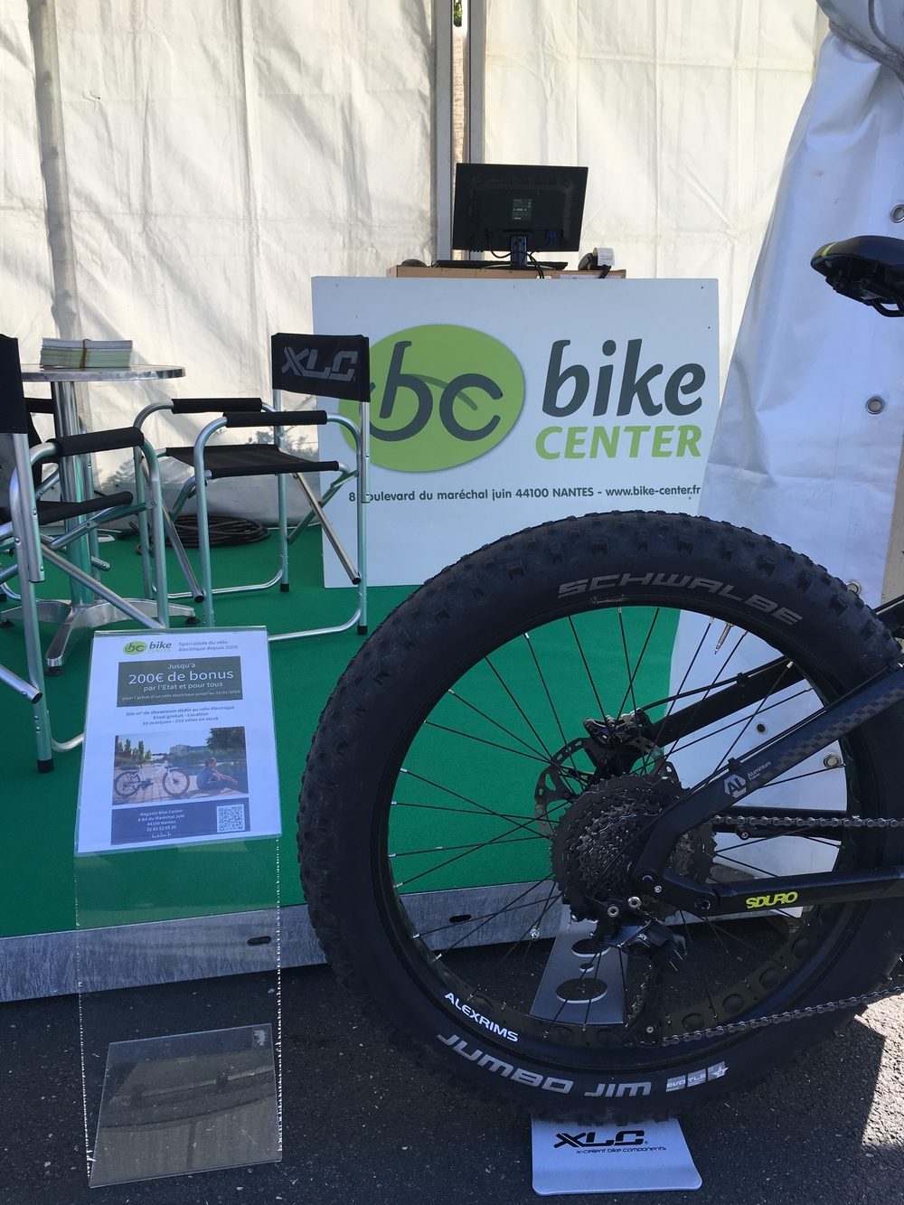 Bike Center Magasin Nantais de vélos à assistance électriques vtc vae vtt promotions foire de nantes 2017
