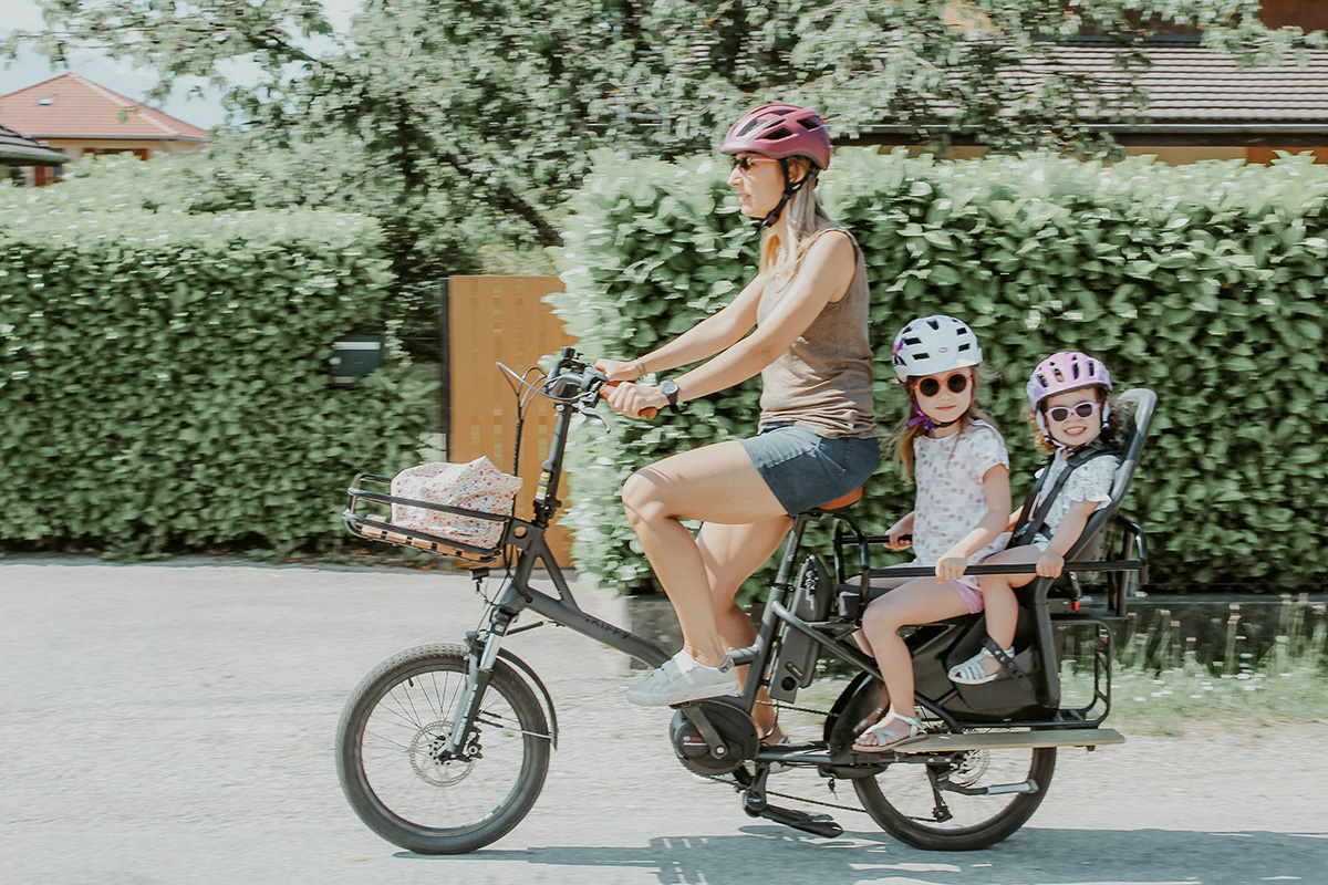 Vélo électrique City Zen Pour Transport D'enfants