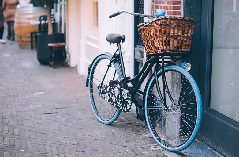vélo dans la rue